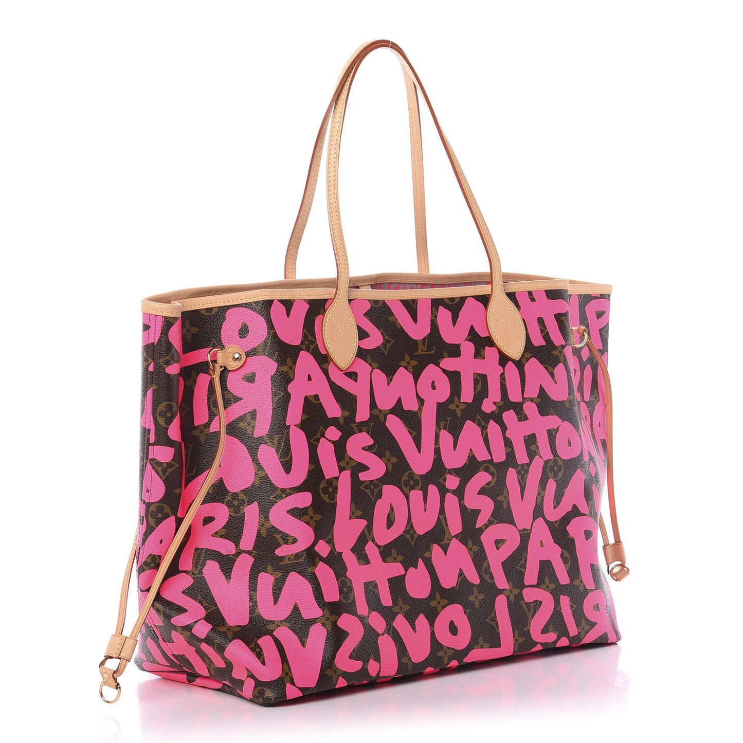 Monogram Graffiti Neverfull GM Fuchsia
