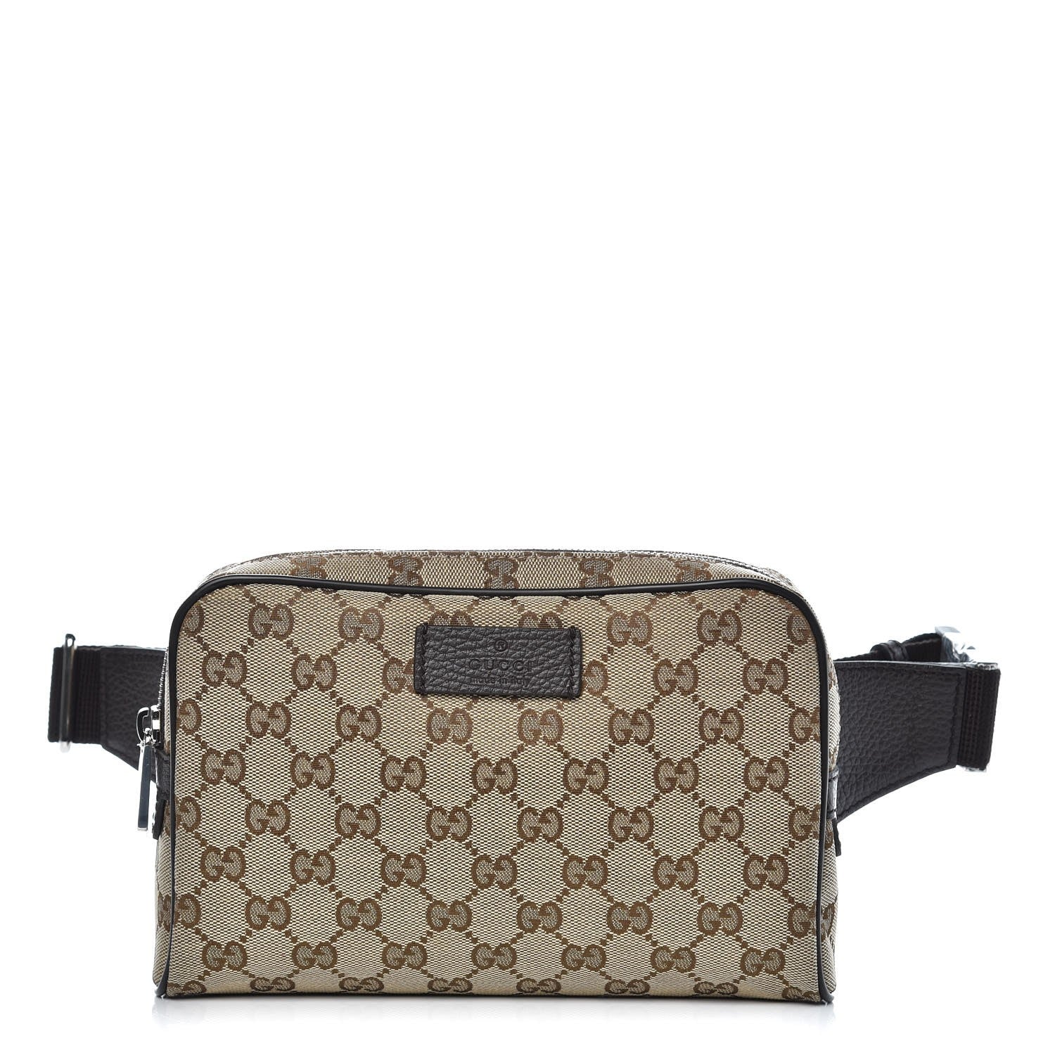 Gucci Monogram Belt Bag Dark Brown 1 of 8