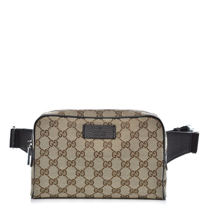 Gucci Monogram Belt Bag Dark Brown 1 of 8