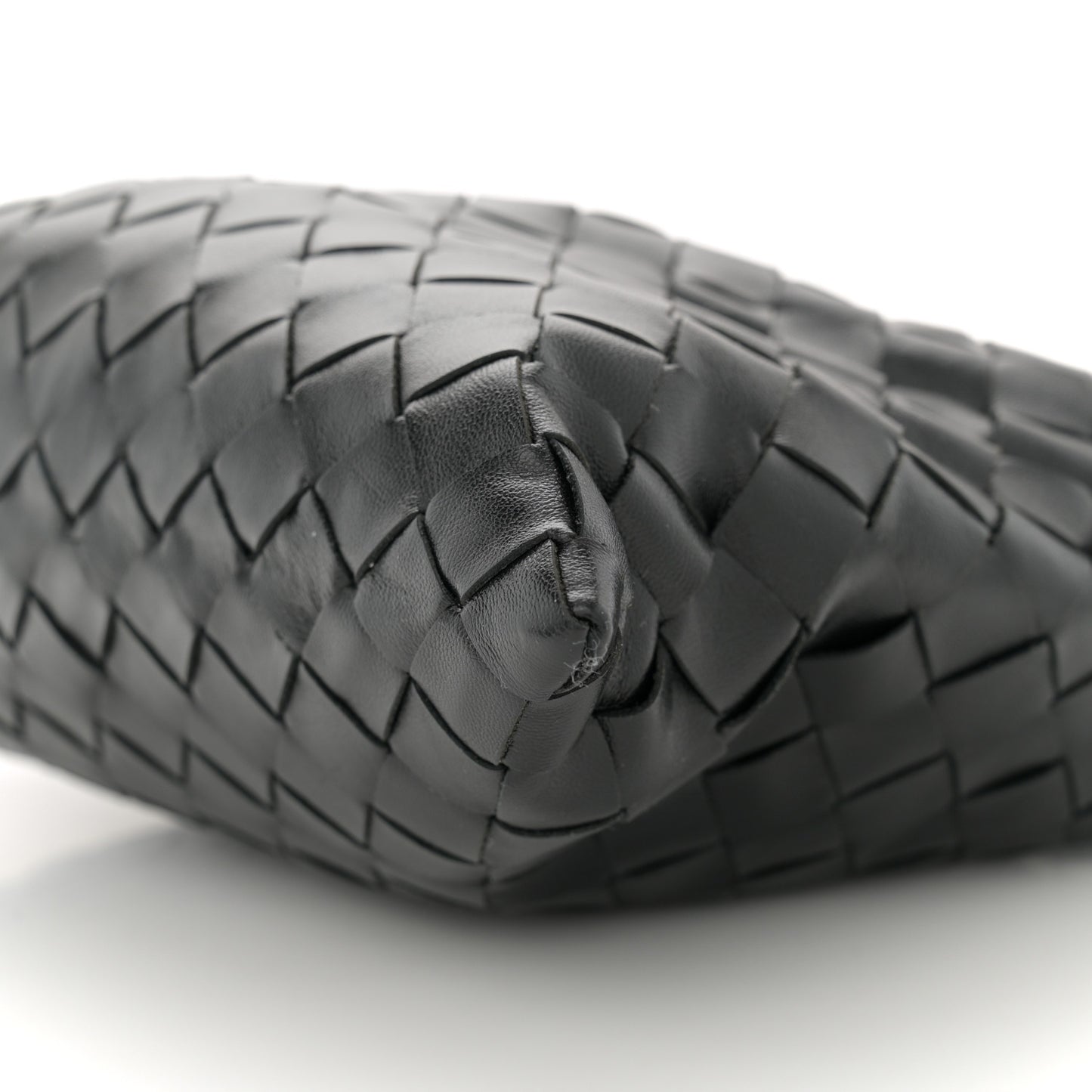 Calfskin Intrecciato Mini Hop Black