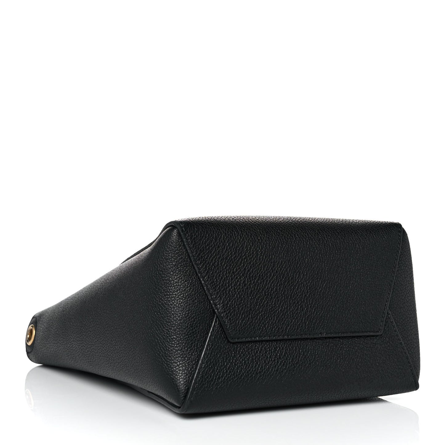 Soft Grained Calfskin Small Sangle Bucket Bag Black