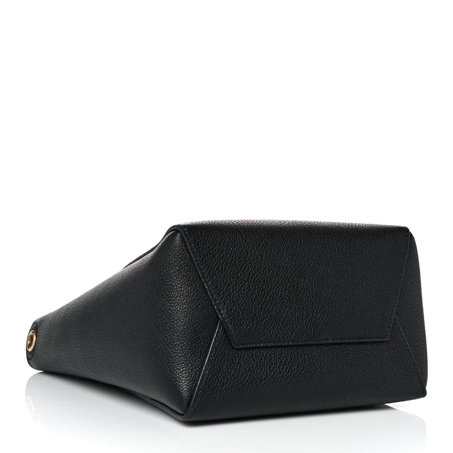 Celine Soft Grained Calfskin Small Sangle Bucket Bag Black 4 of 9