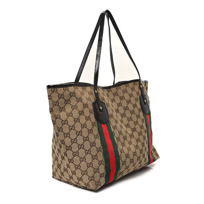Gucci Monogram Web Large Jolie Tote Brown 3 of 10