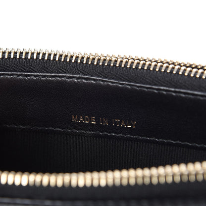 Chanel Caviar Quilted CC Filigree Clutch With Chain Black 6 of 9