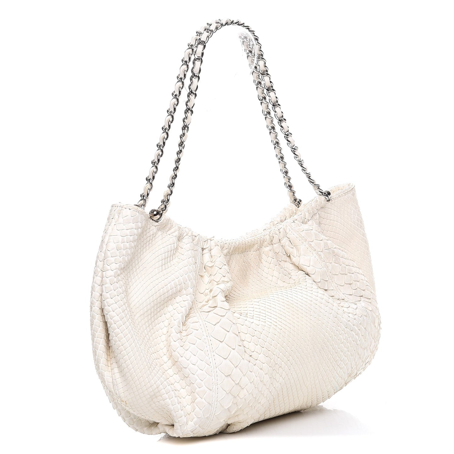 Python Croissant Bag Ivory