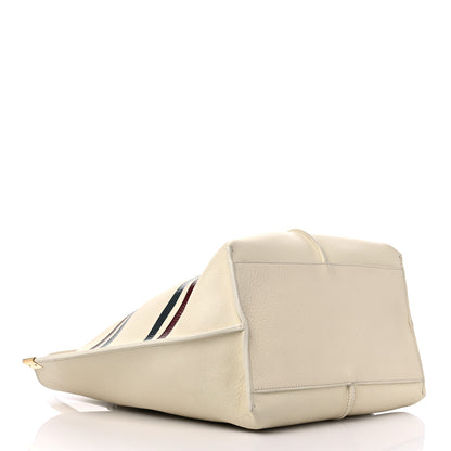 Chloe Smooth Calfskin Medium Vick Tote Off White 5 of 16