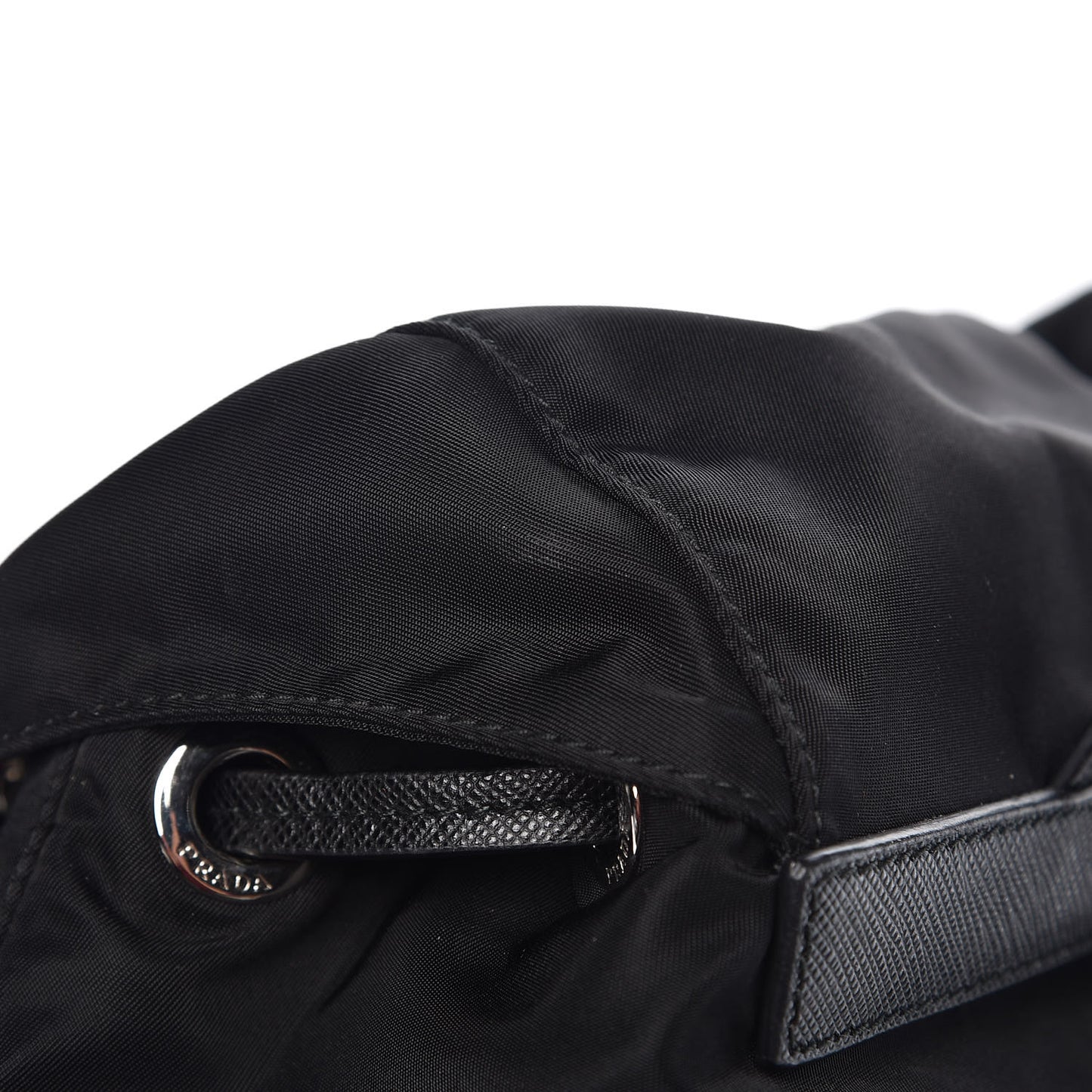 Tessuto Nylon Saffiano Robot Backpack Black