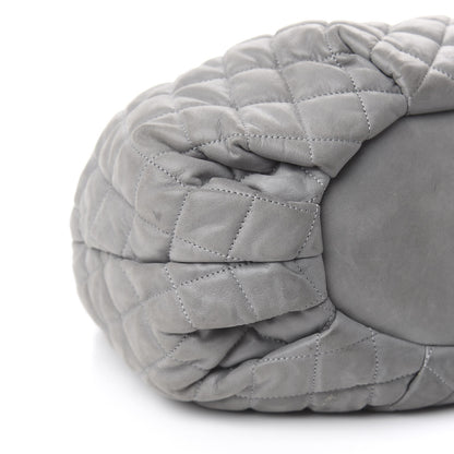 Chanel Iridescent Calfskin Quilted Small In The Mix Tote Grey 8 of 10