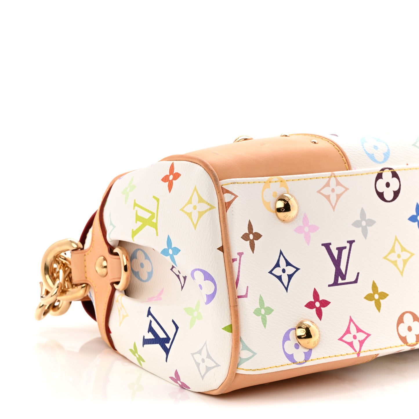 Monogram Multicolor Beverly MM White