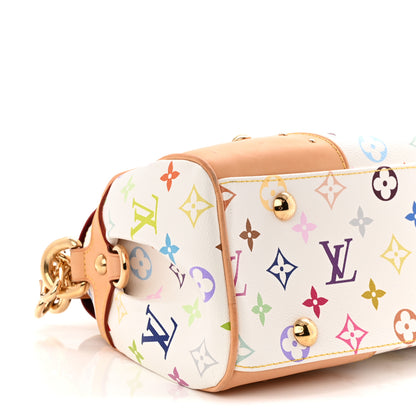 Louis Vuitton Monogram Multicolor Beverly MM White 8 of 10