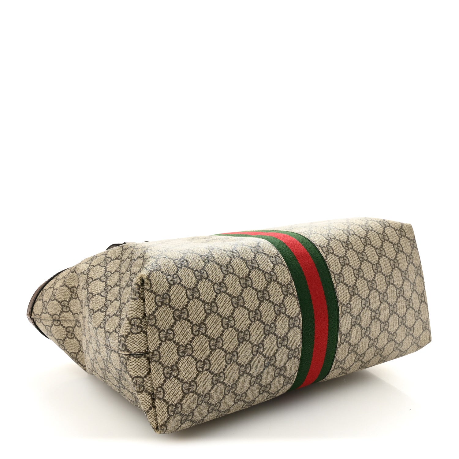 Gucci GG Supreme Monogram Medium Ophidia Shopping Tote Brown 4 of 10