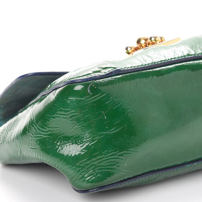 Chloe Patent Calfskin Small Elsie Shoulder Bag Green 13 of 14