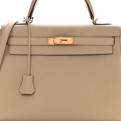 Hermes Togo Kelly Retourne 32 Trench 7 of 17