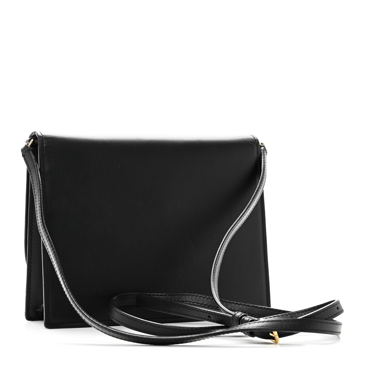 Dolce & Gabbana Calfskin DG Logo Flap Crossbody Bag Black 1837284