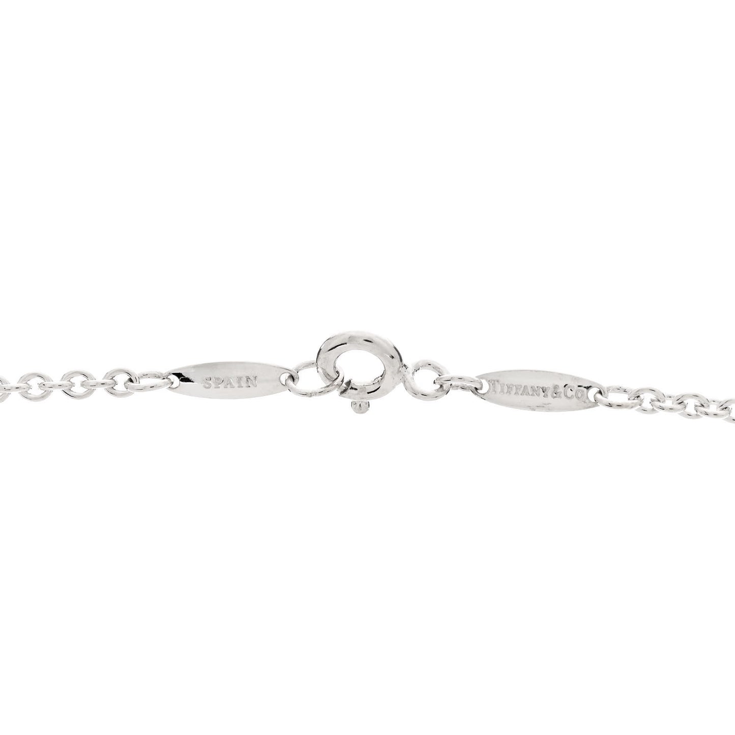 Sterling Silver Elsa Peretti Open Heart Lariat Necklace