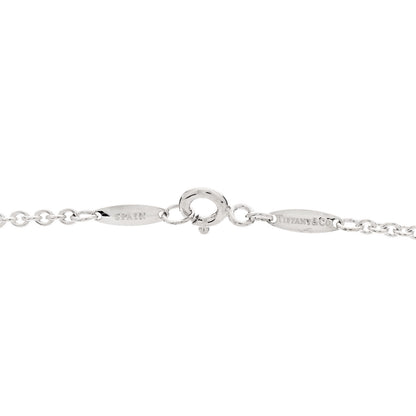 Tiffany Sterling Silver Elsa Peretti Open Heart Lariat Necklace 4 of 5