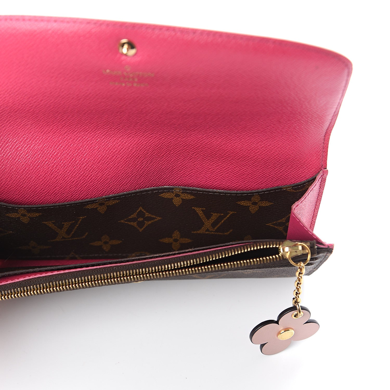 Louis Vuitton Monogram Bloom Flower Emilie Wallet 4 of 6