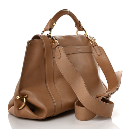 Salvatore Ferragamo Calfskin Suzanna Satchel Yuta 3 of 11