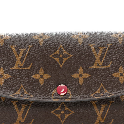 Louis Vuitton Monogram Emilie Wallet Fuchsia 9 of 14