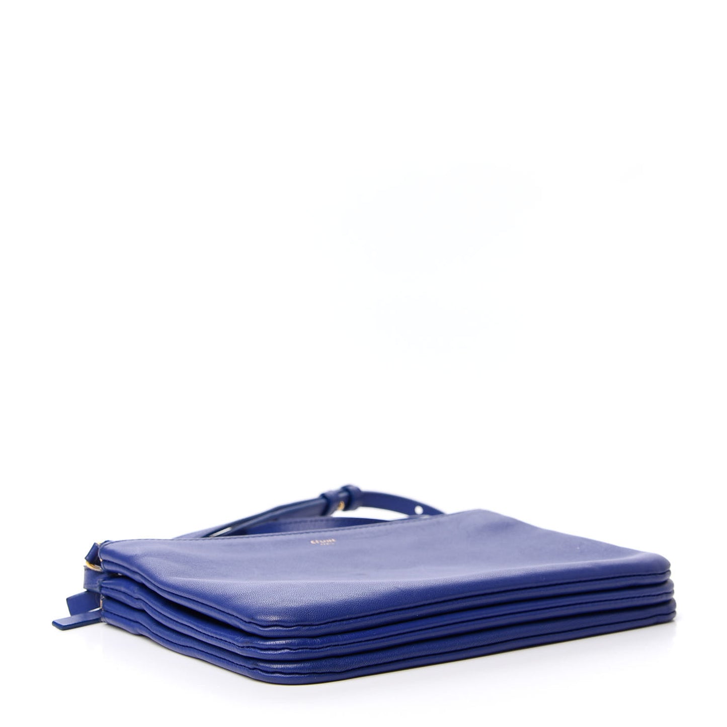 Lambskin Small Trio Crossbody Bag Electric Blue