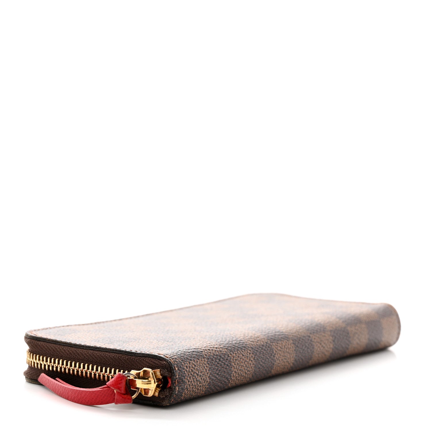 Louis Vuitton Damier Ebene Clemence Wallet Cherry 4 of 8