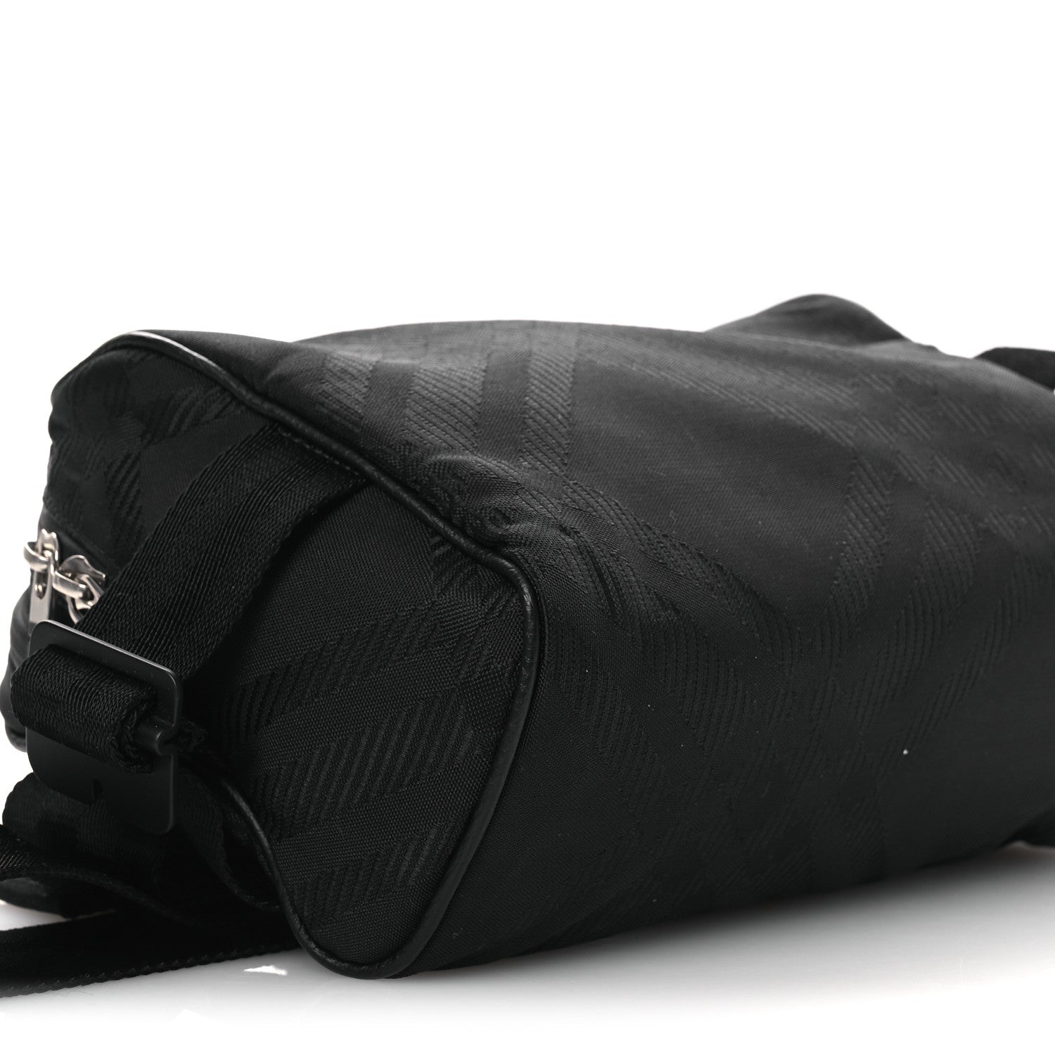 Burberry Nylon Jacquard Check Belt Bag Black 8 of 10