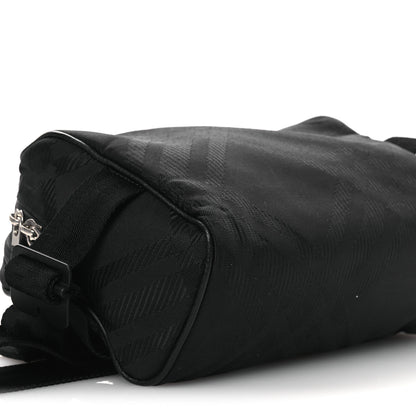 Burberry Nylon Jacquard Check Belt Bag Black 8 of 10