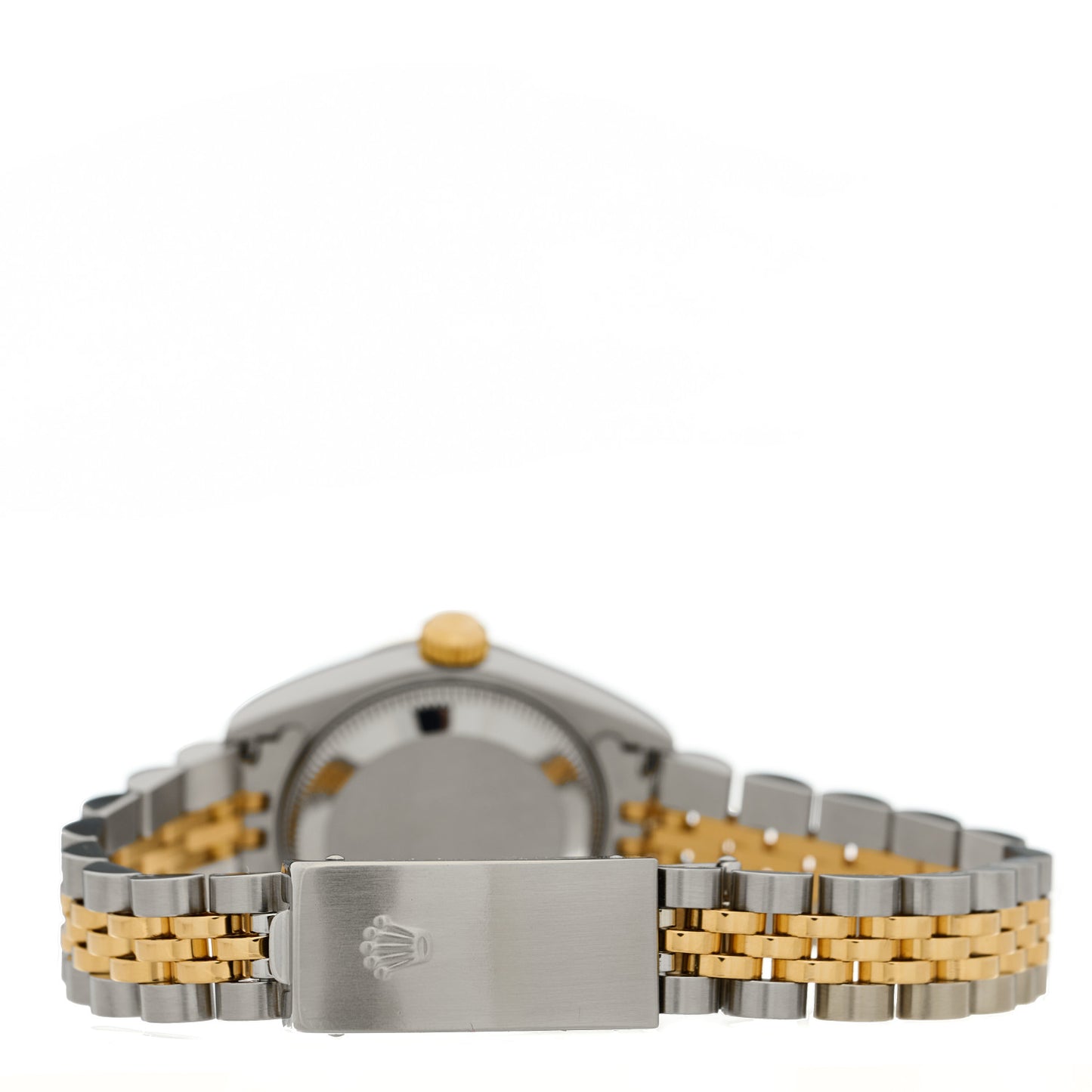 Stainless Steel 18K Yellow Gold 26mm Oyster Perpetual Datejust Watch White Roman 79173