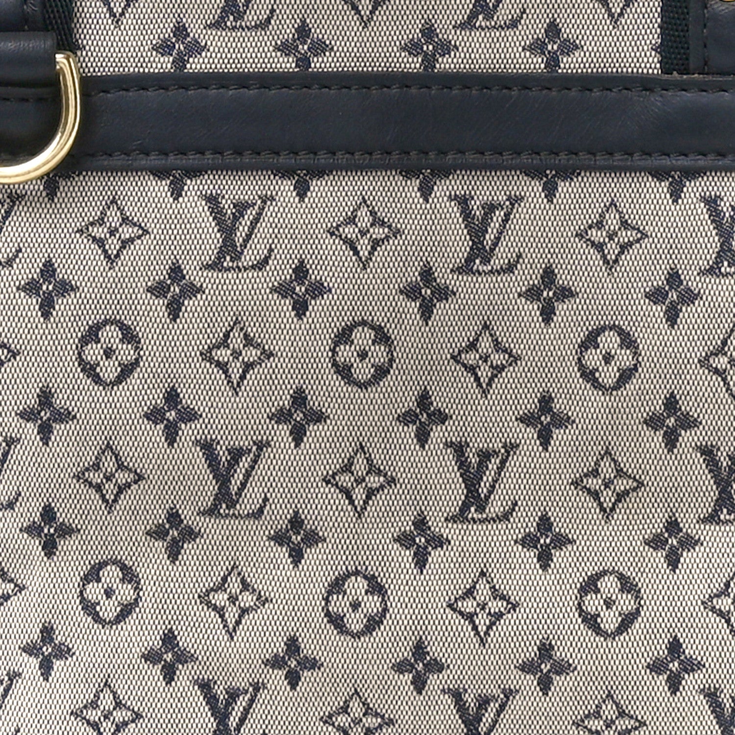 Louis Vuitton Mini Monogram Josephine PM Blue 8 of 17