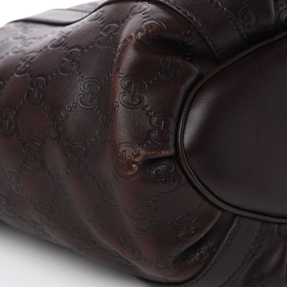 Gucci Guccissima Medium D Gold Tote Dark Brown 7 of 14
