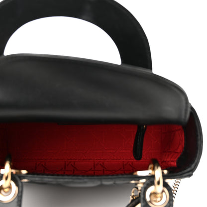 Christian Dior Lambskin Cannage Mini Lady Dior Black 5 of 10