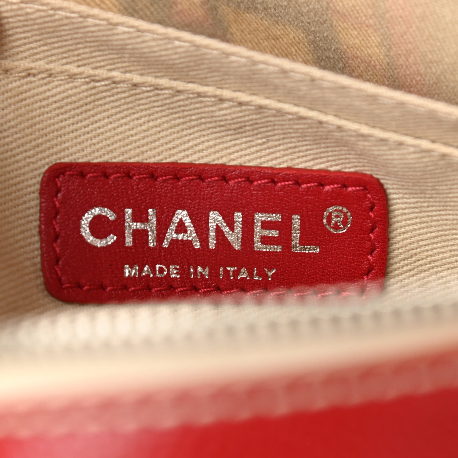 Chanel Coated Canvas Le Train Boston Bag Red 7 of 17