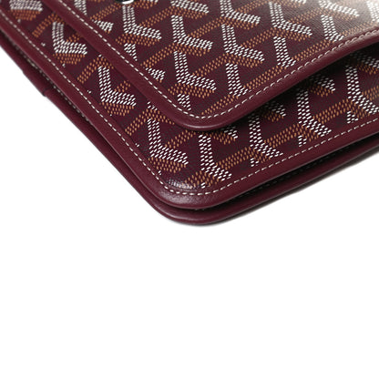 Goyard Goyardine Plumet Wallet Clutch Burgundy 10 of 12