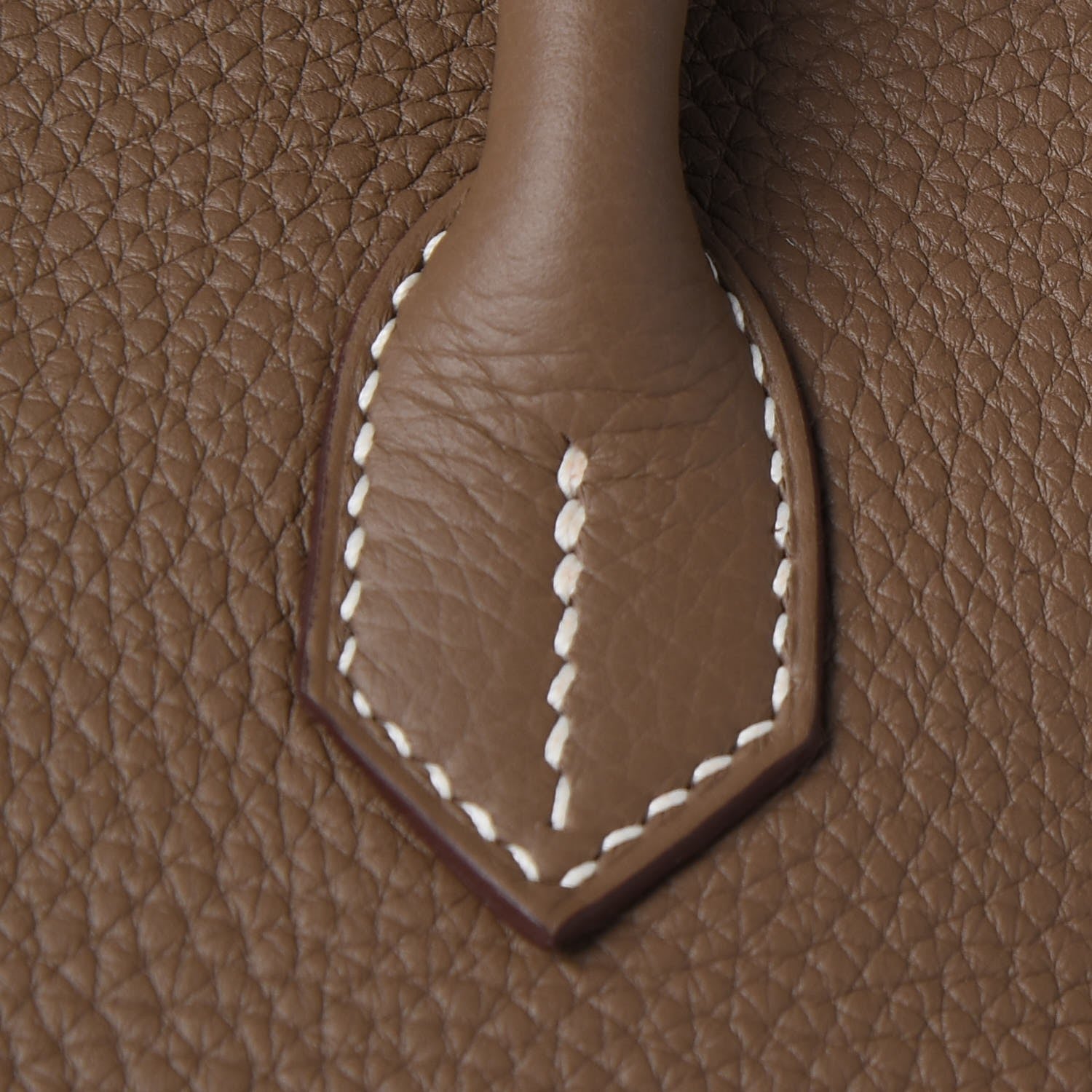 Hermes Taurillon Clemence Birkin 30 Etoupe 19 of 34