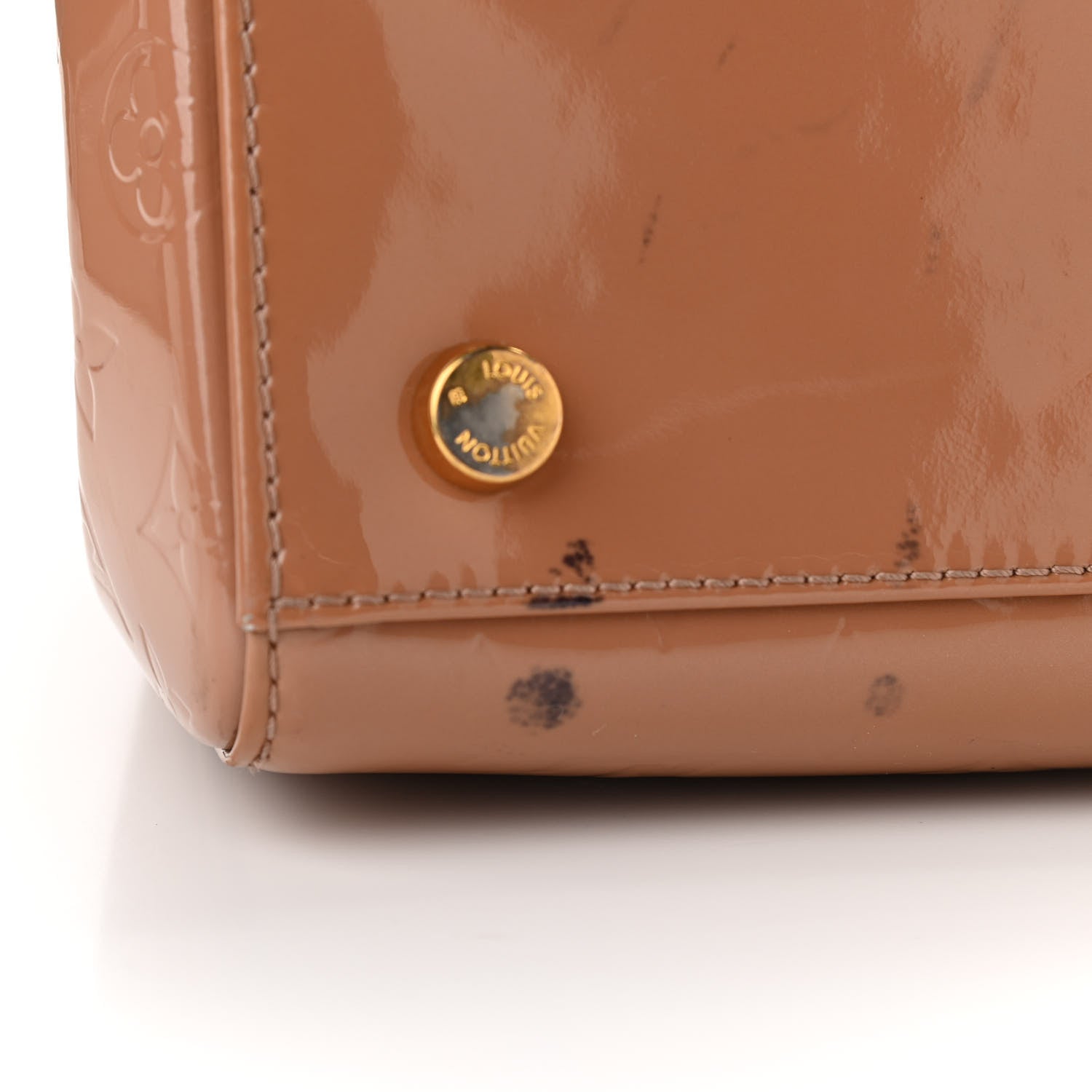 Louis Vuitton Vernis Brea MM Rose Velours 17 of 19