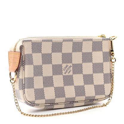 Louis Vuitton Damier Azur Mini Pochette Accessories 3 of 7