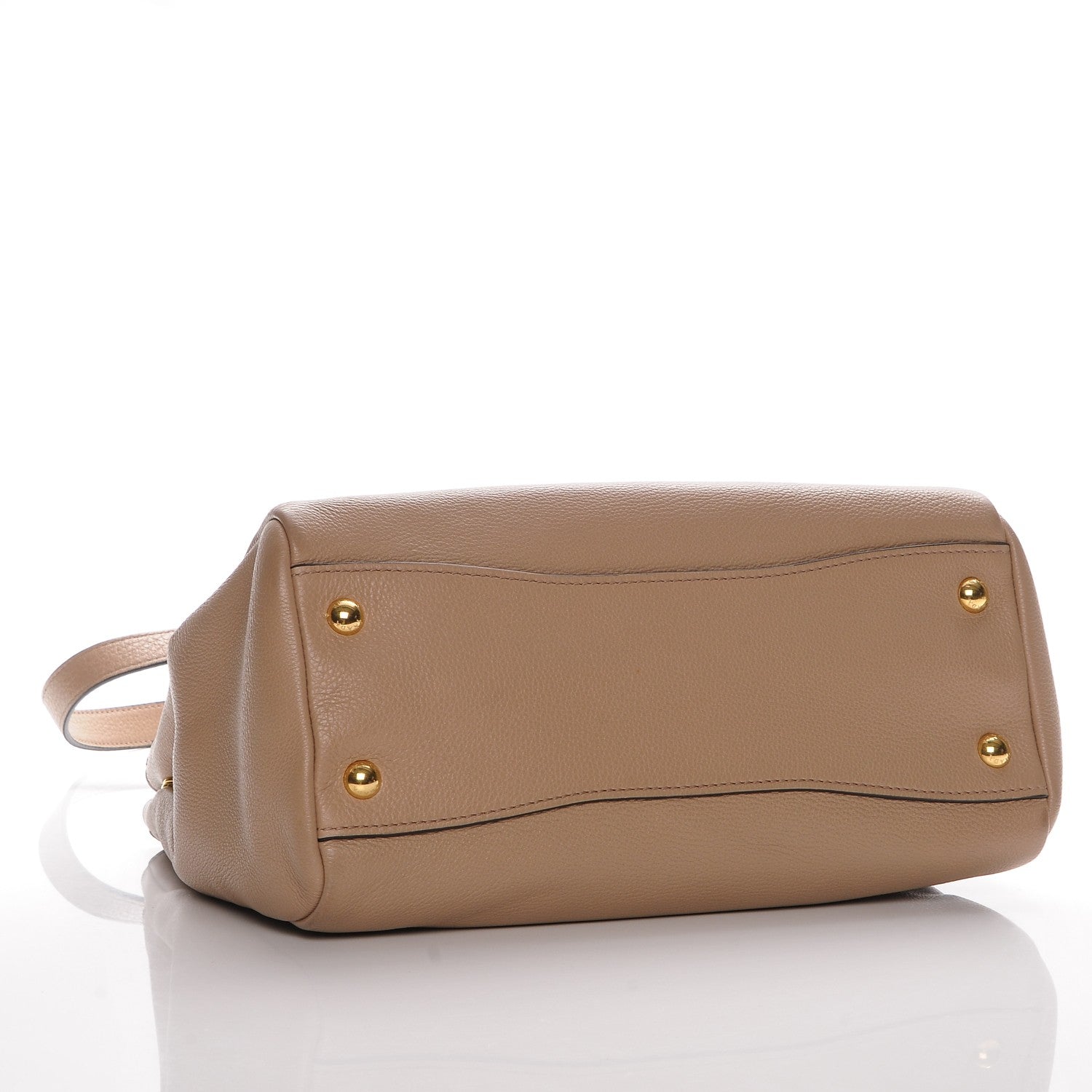Prada Vitello Phenix Top Handle Bag Cammeo 4 of 7