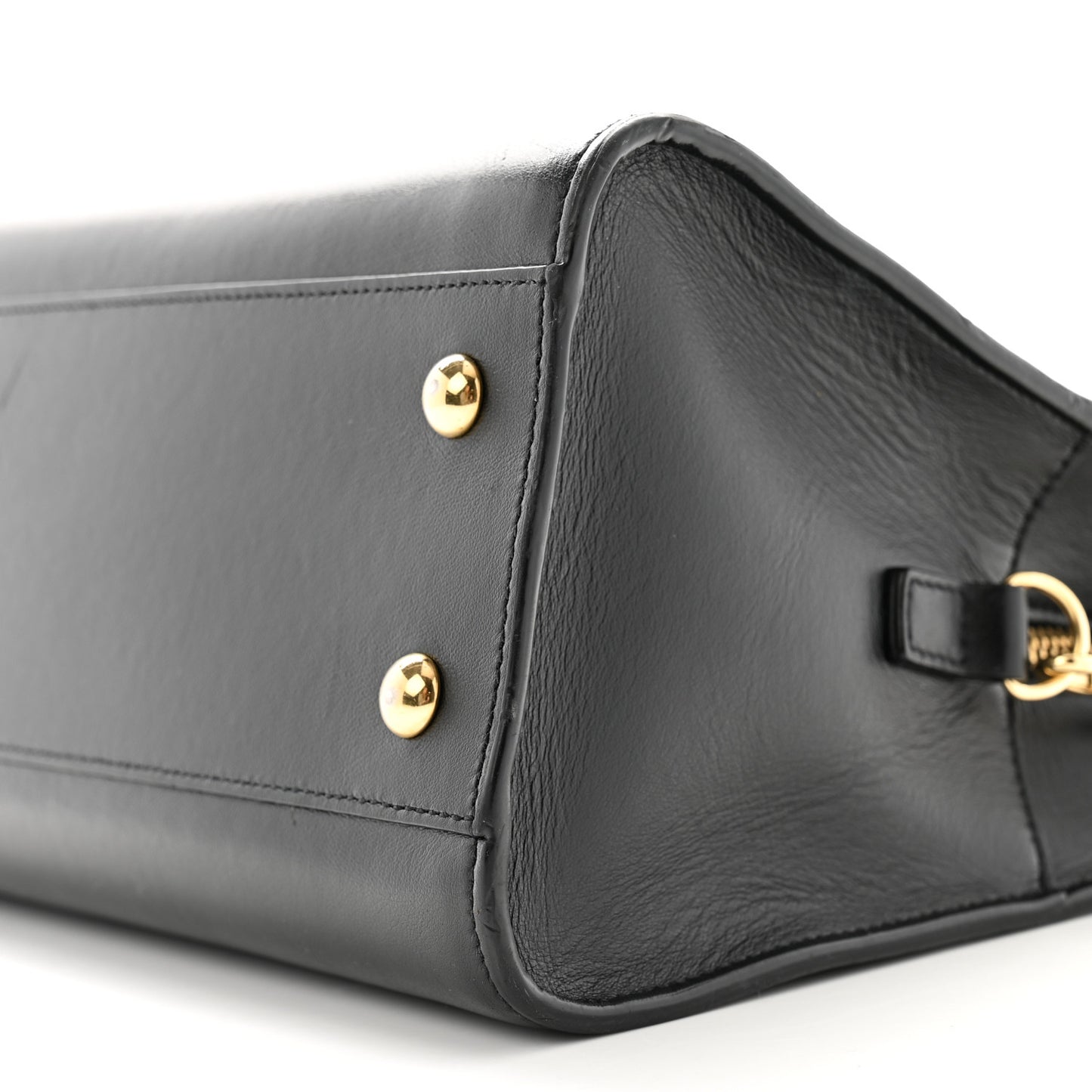 Calfskin Monogram Baby Cabas Black
