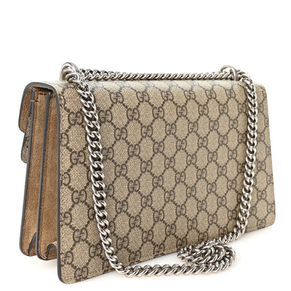 Gucci GG Supreme Monogram Small Dionysus Shoulder Bag Taupe 3 of 13