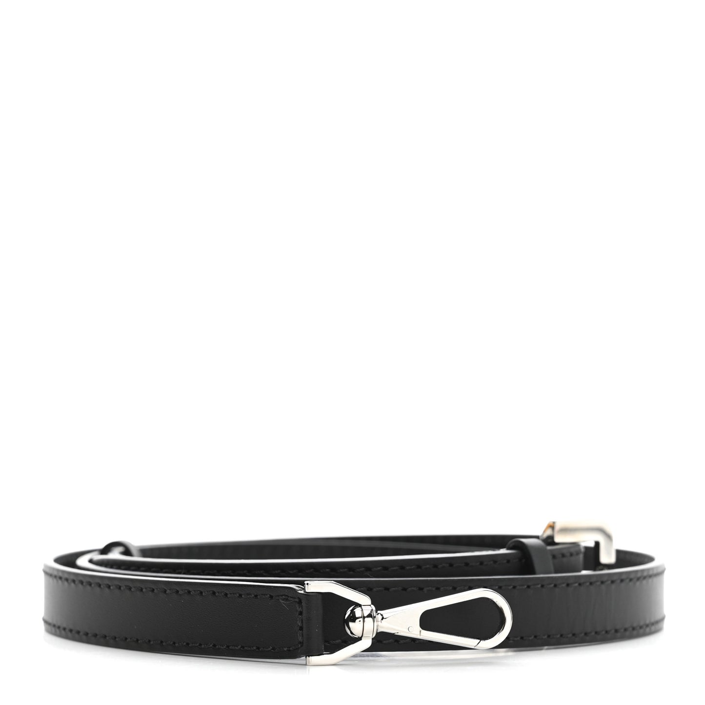 Calfskin Adjustable Shoulder Strap Black