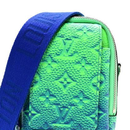 Louis Vuitton Taurillon Illusion Double Phone Case Bleu Vert 7 of 9
