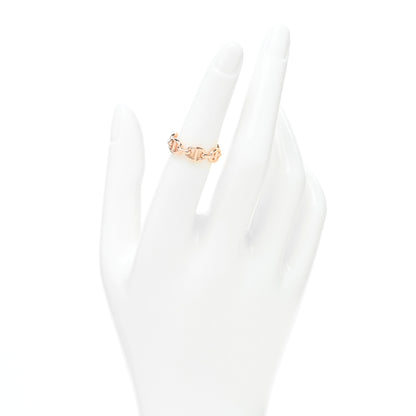Hermes 18K Rose Gold PM Chaine d'Ancre Enchainee Ring 51 5.75 2 of 5