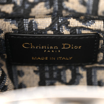 Christian Dior Wicker Oblique Micro Lady D-Joy Bag Natural Black 7 of 10