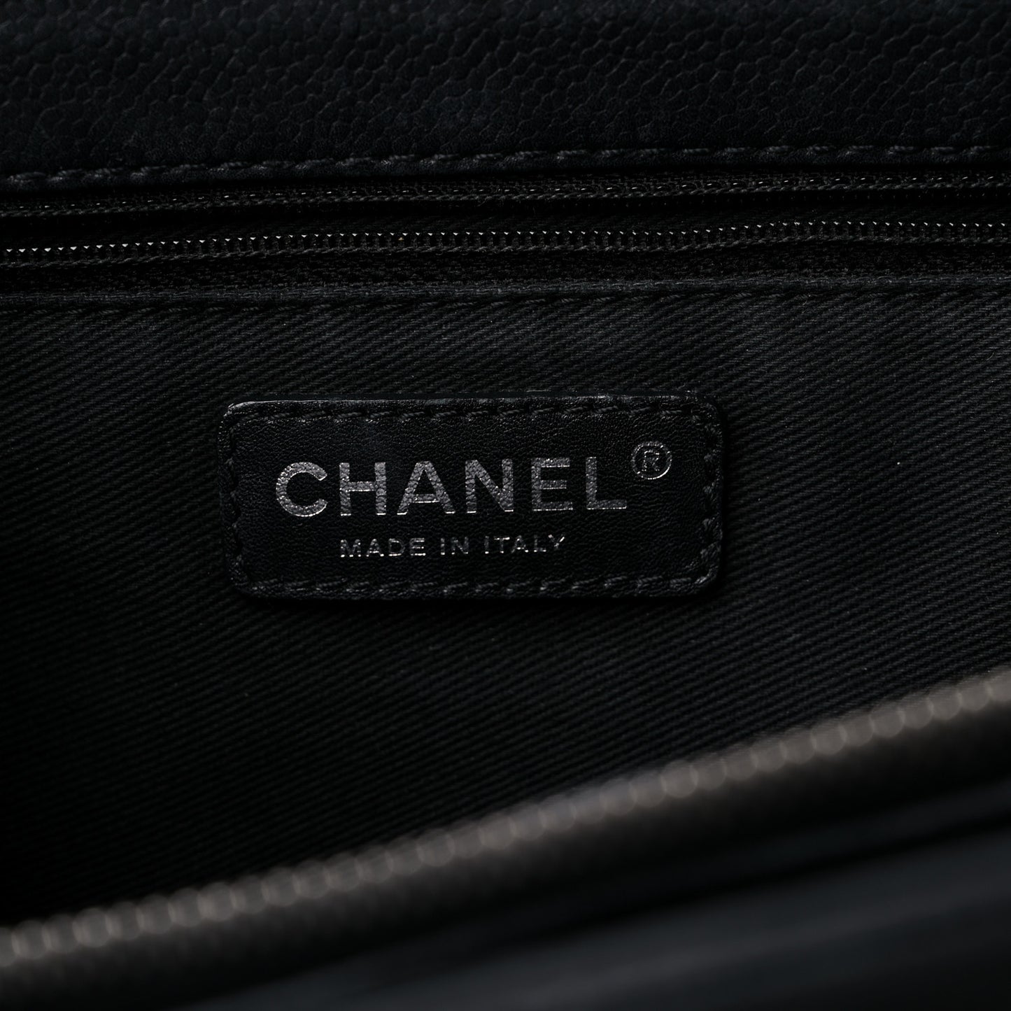 Caviar Quilted Grand Shopping Tote GST Black