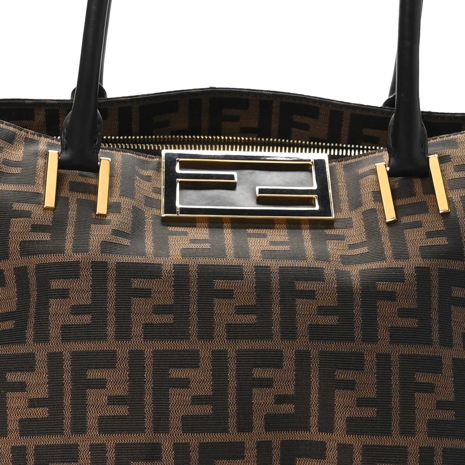 Fendi Zucca Large Mia Tote Tobacco 8 of 10