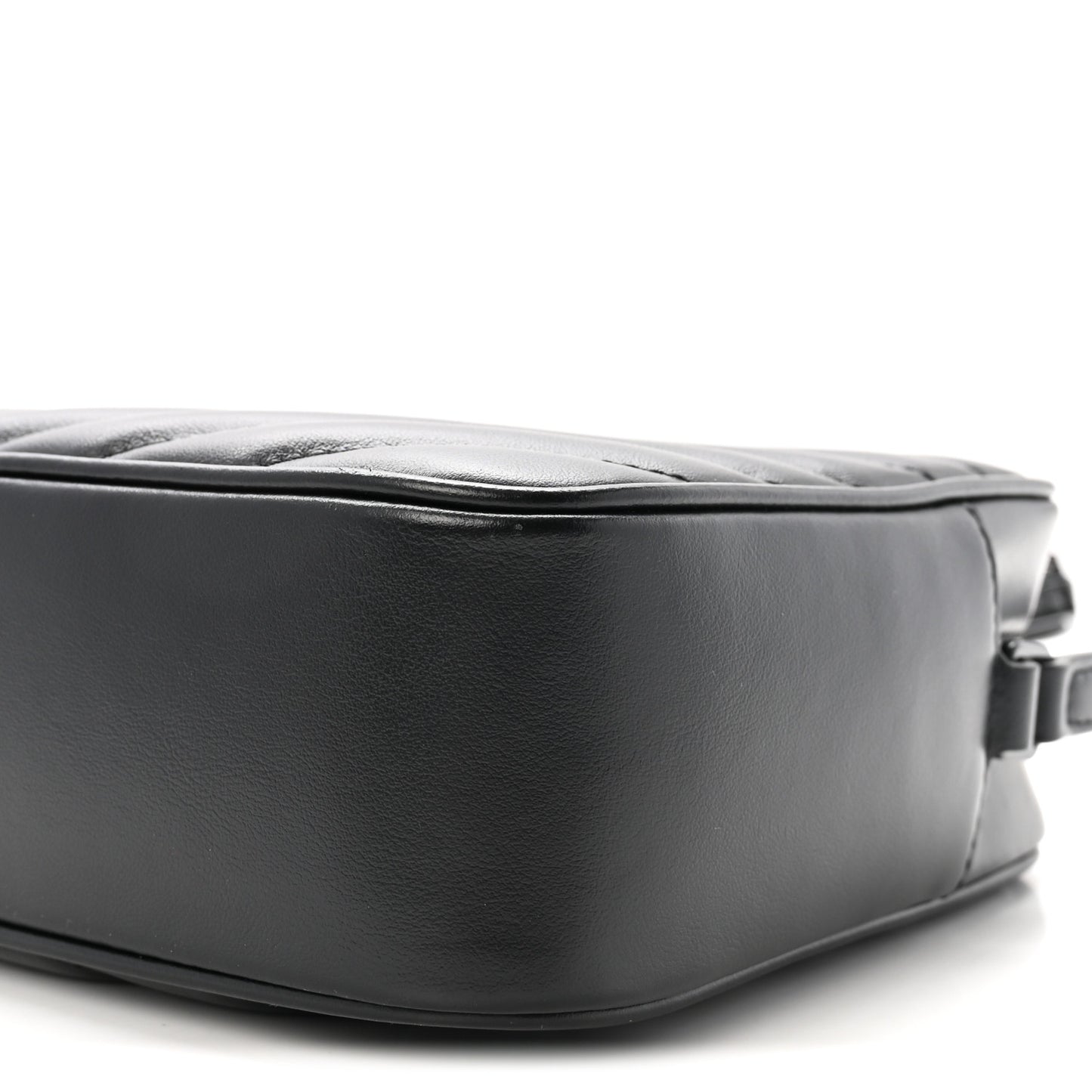 Calfskin Matelasse Monogram Monochrome Lou Camera Bag Black
