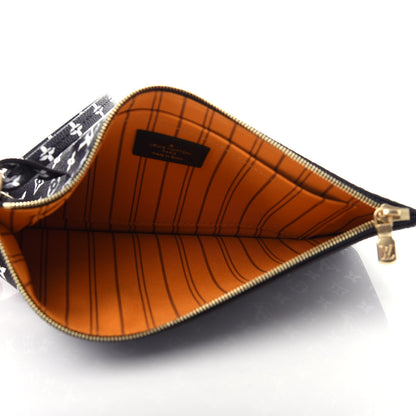 Louis Vuitton Monogram Giant Jungle Neverfull MM GM Pochette Black 5 of 7