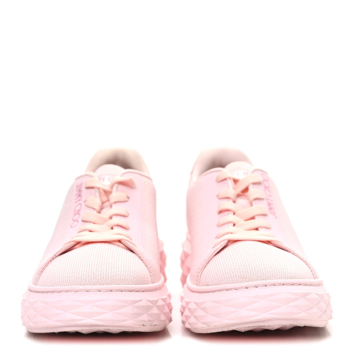 Nappa Diamond Light Platform Sneakers 39.5 Powder Pink