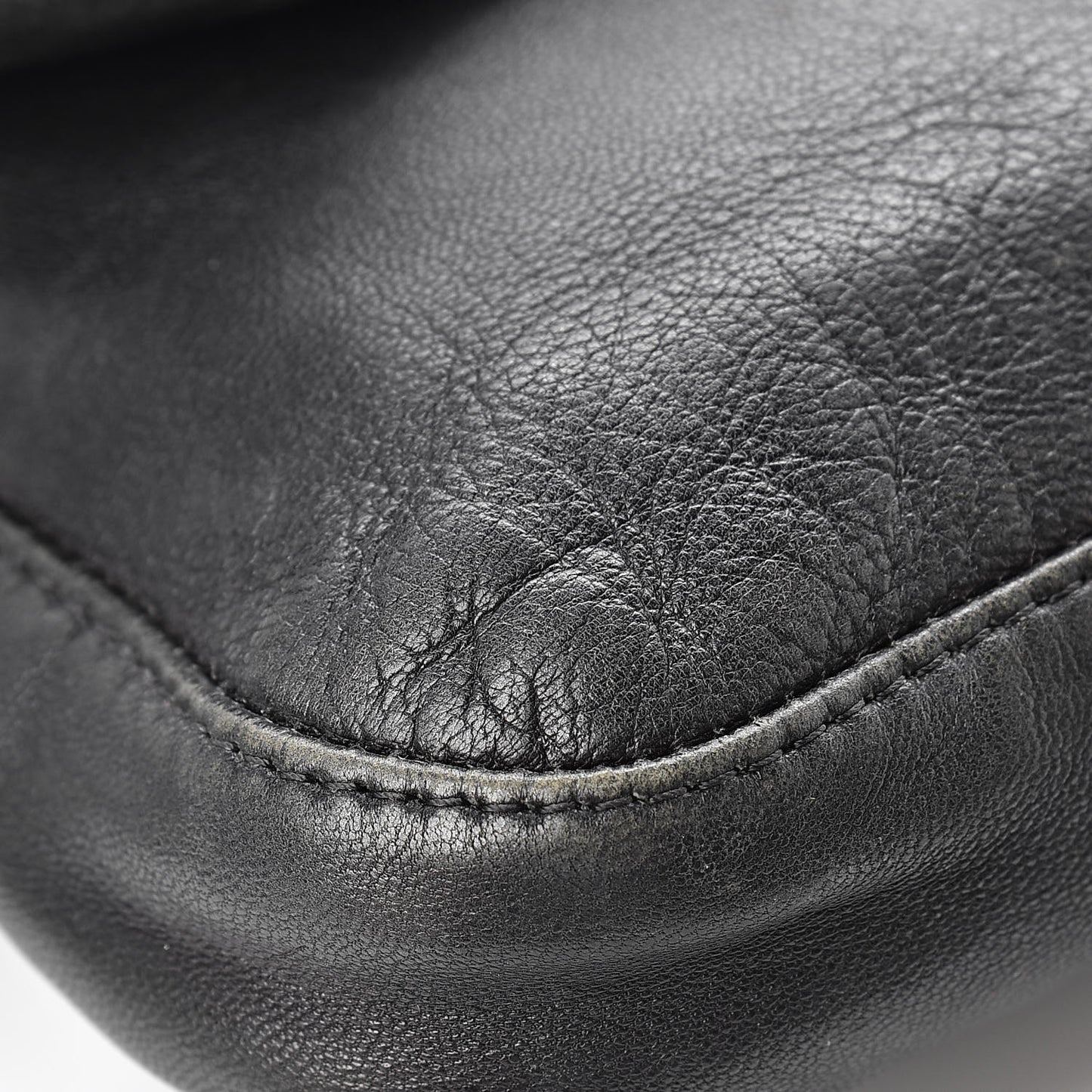 Calfskin Baguette Black