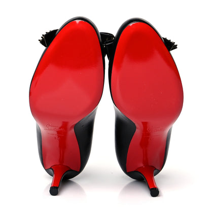 Christian Louboutin Shiny Nappa Ballalarina 70 Pumps 37 Black 5 of 7